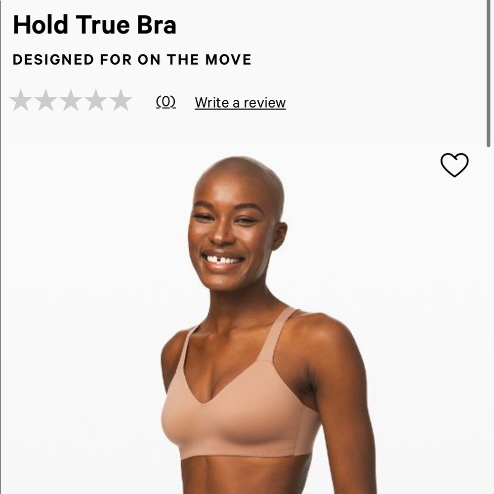 Lululemon hold true bra NBW NWT 32c